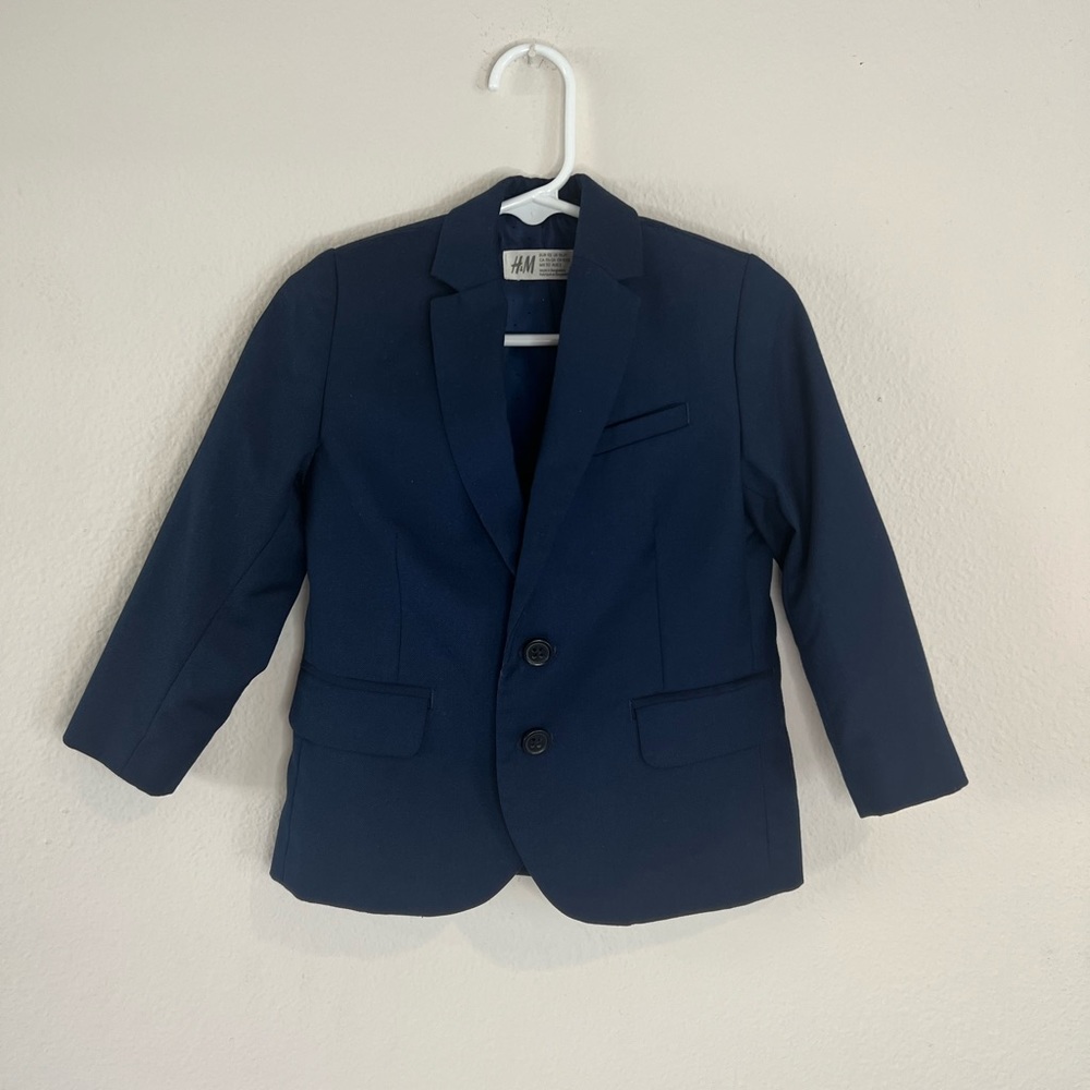 Toddler boys classic navy blue blazer 💙